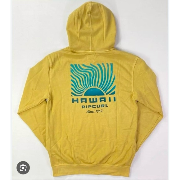 Rip Curl Other - Rip Curl Hawaii Pullover Hoodie - Gold